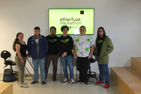 Participan estudiantes del Instituto Tecnológico de Ciudad Cuauhtémoc en el Hackathon Etherfuse