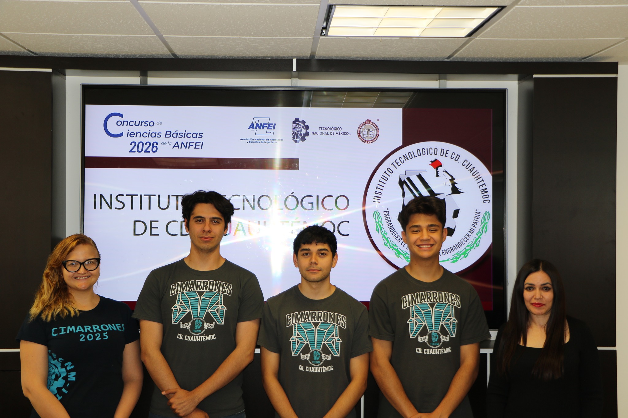 Obtienen alumnos de nuestro instituto destacada participación en eliminatoria del Concurso Nacional de Ciencias Básicas de la ANFEI 2026.